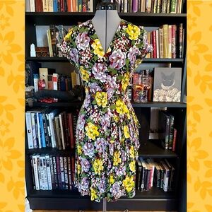Trashy Diva Sadie Ruffle Dress in Victory Floral size 6